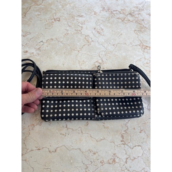 Relic Black & White Polka Dot Wristlet Clutch - Picture 6 of 7